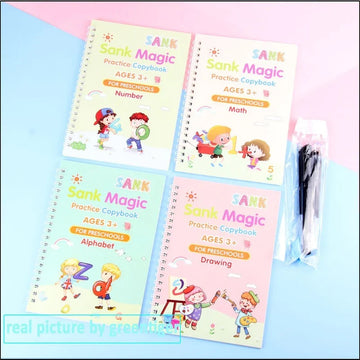 Magic Book Practice Different Handwriting Styles